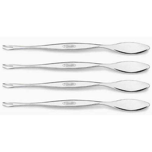 SET 4 TENEDORES MARISCO 3 CLAVELES 00597 INOX